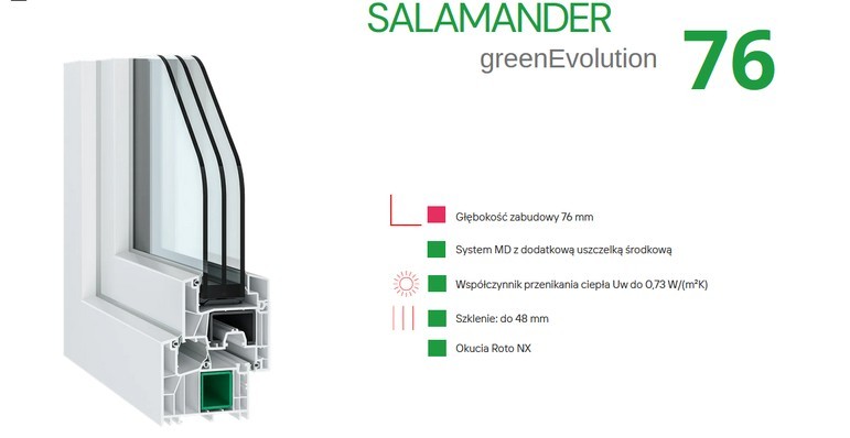 Salamander greenEvolution 76 MD